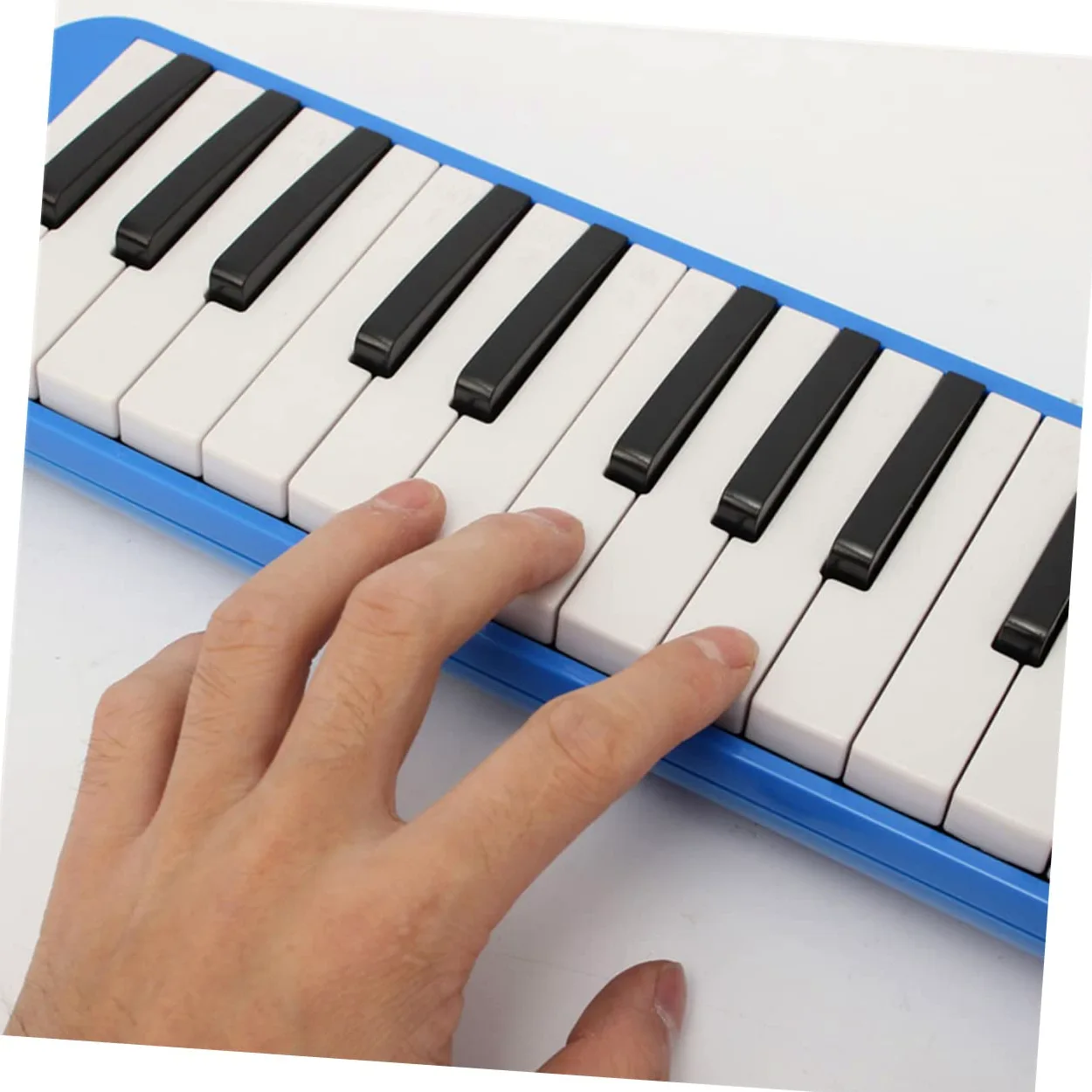 Melodica 32 Tasti Portatile per Principianti e Studenti Blu | Lega, Facile Assemblare e Usare, Borsa Inclusa per Trasporto, Adatta Agli Appassionati di Musica