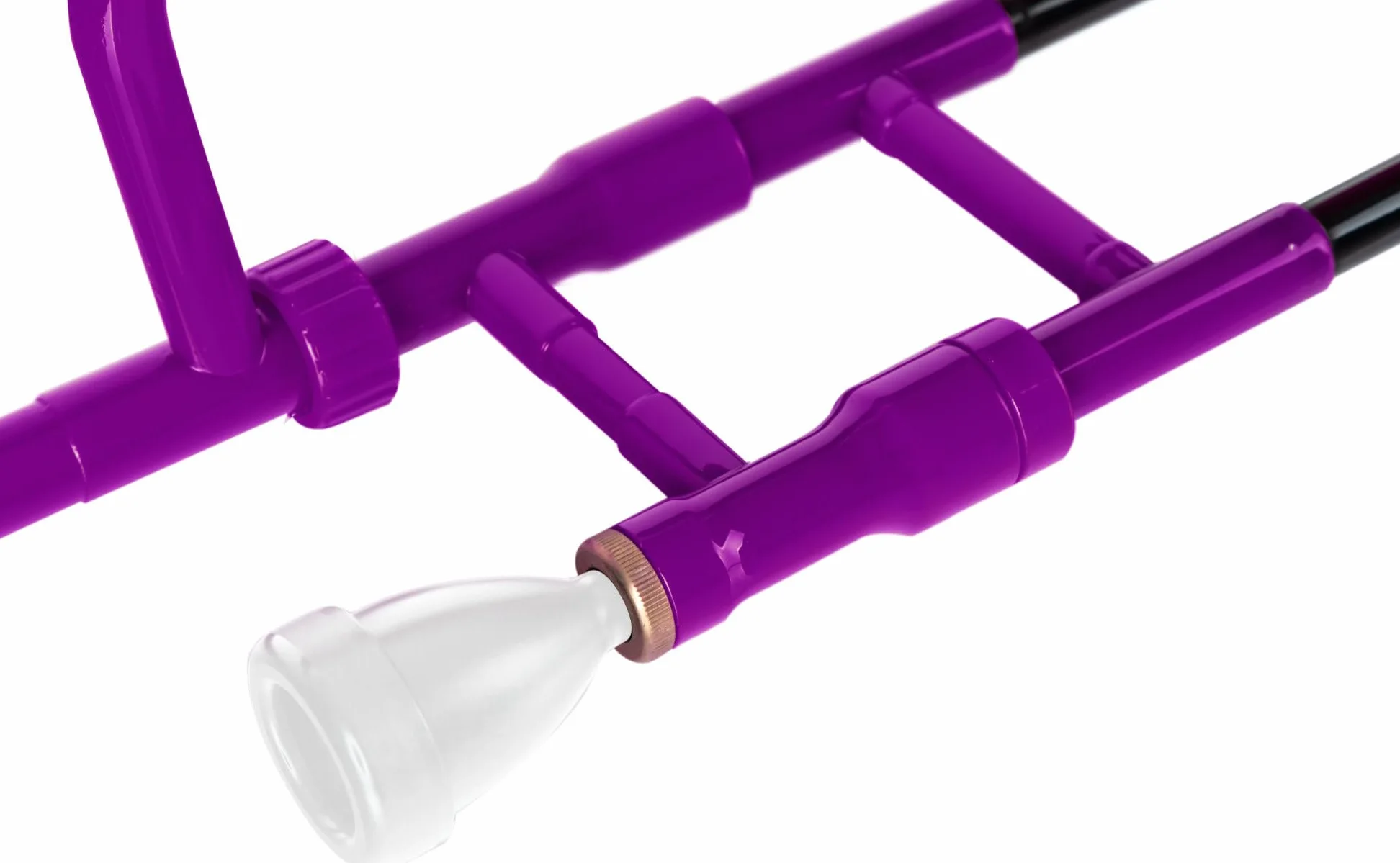 Classic Cantabile MardiBrass Trombone Tenore in ABS - Accordatura Bb - Coulisse in Fibra di Vetro - 660g leggera - Foratura: 12 mm - incl. Bocchino e Gigbag - viola
