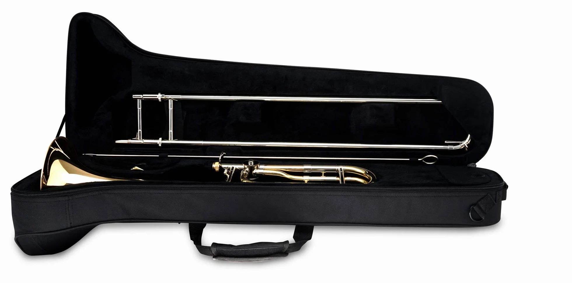 Classic Cantabile Brass QP-42 Trombone Quart - Accordatura: Bb/F - Campana in ottone dorato - Coulisse interna in nickel argento - Campana: 215 mm - Diametro: 13,89 mm - Inclusi bocchino e custodia