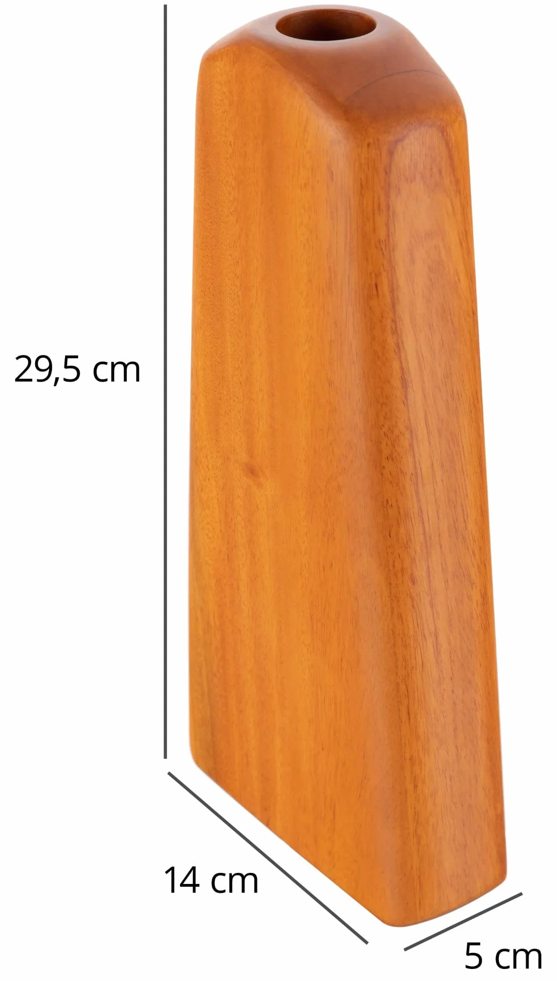 Classic Cantabile TD-1 Travel Didgeridoo - Altezza: 30 cm - Ideale per viaggi e trekking - Costruzione interna speciale, suono autentico - Lavorazione di alta qualità, in legno di mogano - verniciato
