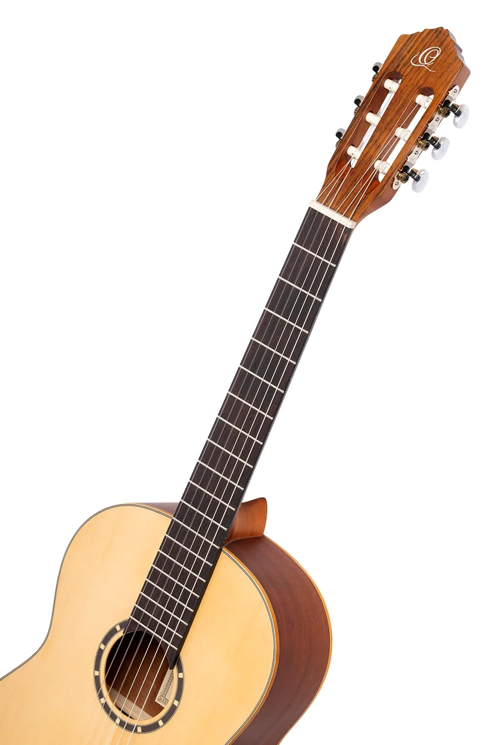 Ortega Guitars Chitarra Concerto per Mancini Full Size - Serie Family - include Gig Bag - top in mogano/abete (R121L)