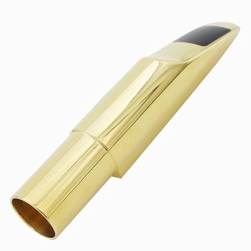 Sax Bocchino, Jazz Alto Saxophone Metallo 8C Bocchino con cappucci Patch Cuscinetti