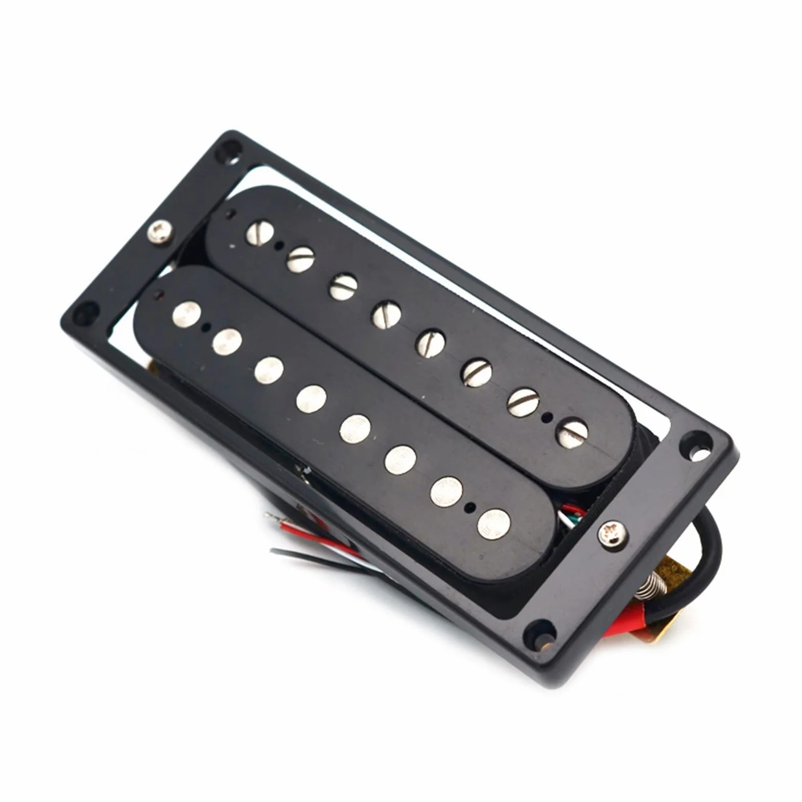 Doppia Bobina 8 Corda Per Chitarra Elettrica Pickup Pickup Nero Per Gibson Pickup chitarra elettrica (Color : Neck and Bridge)