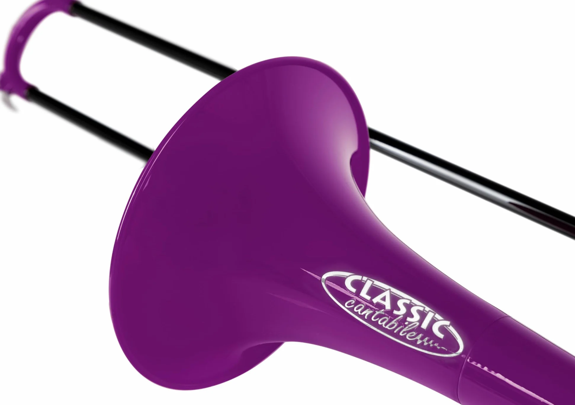 Classic Cantabile MardiBrass Trombone Tenore in ABS - Accordatura Bb - Coulisse in Fibra di Vetro - 660g leggera - Foratura: 12 mm - incl. Bocchino e Gigbag - viola