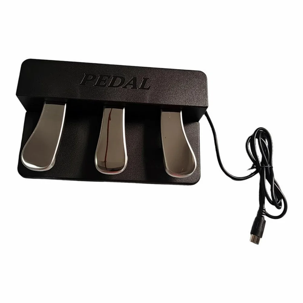 3 Unità di ricambio per pedaliera portatile professionale Accessori per strumenti musicali per pianoforti elettrici Tastiere