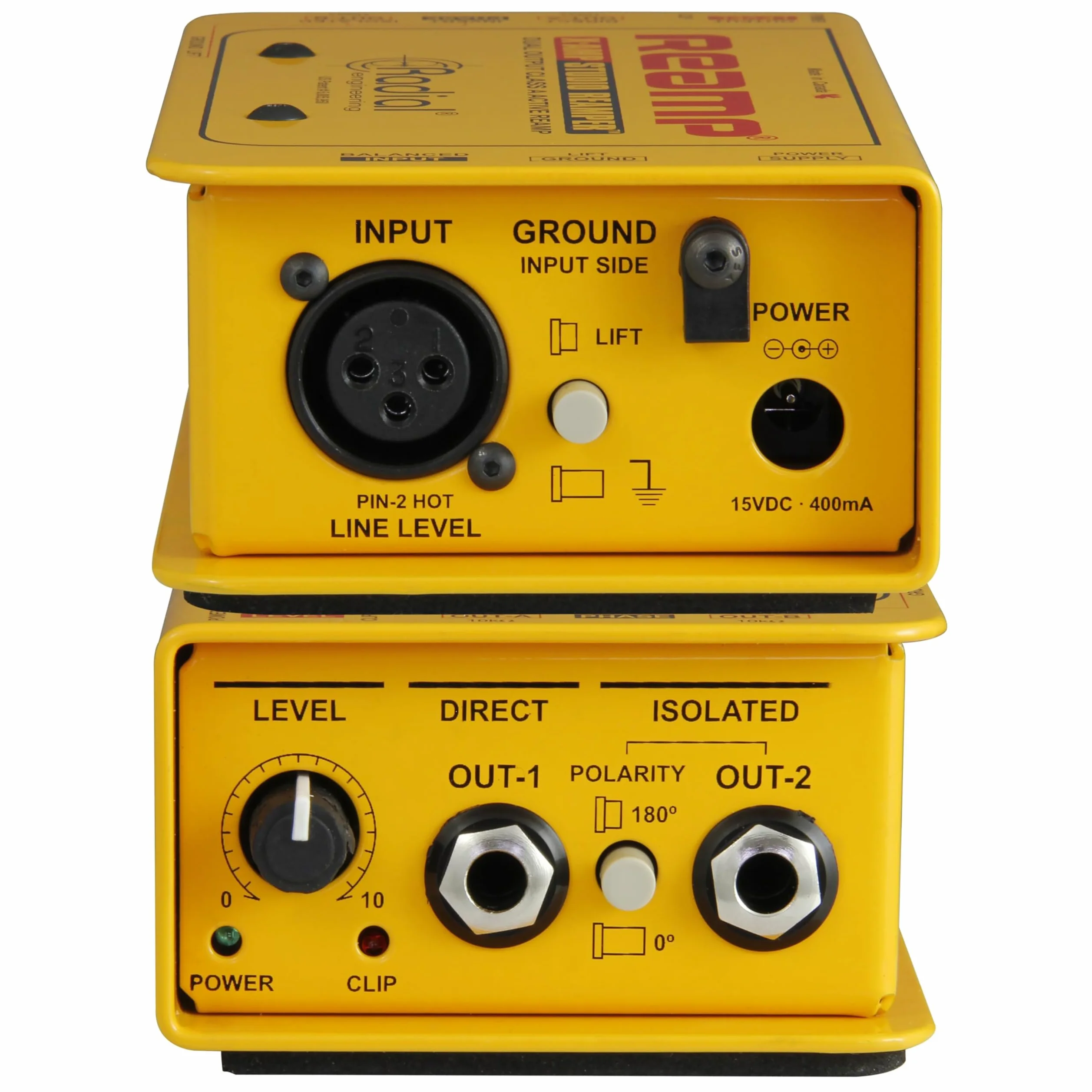 Radial X-Amp Active Re-Amper - Scatola di ri-amplificazione