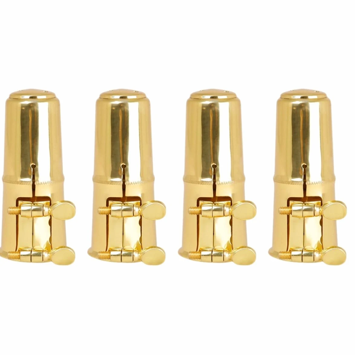 ibasenice 4sets Accessori Per Sax e Clarinetto Cappuccio Con Clip Decorativa Facile Da Installare Resistente e Duraturo Strumenti Musicali Per Professionisti e Principianti
