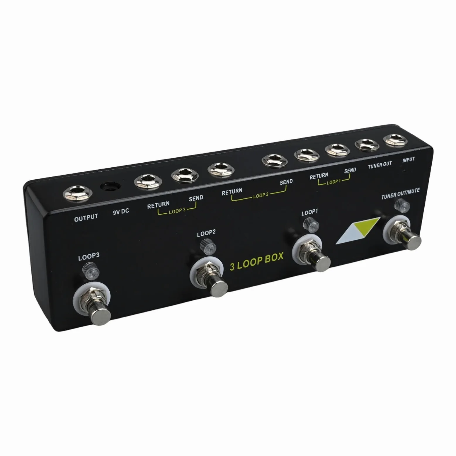 Pedale Loop per chitarra, per Mosky Audio 3 Loop Box Effect Looper Tuner Switcher