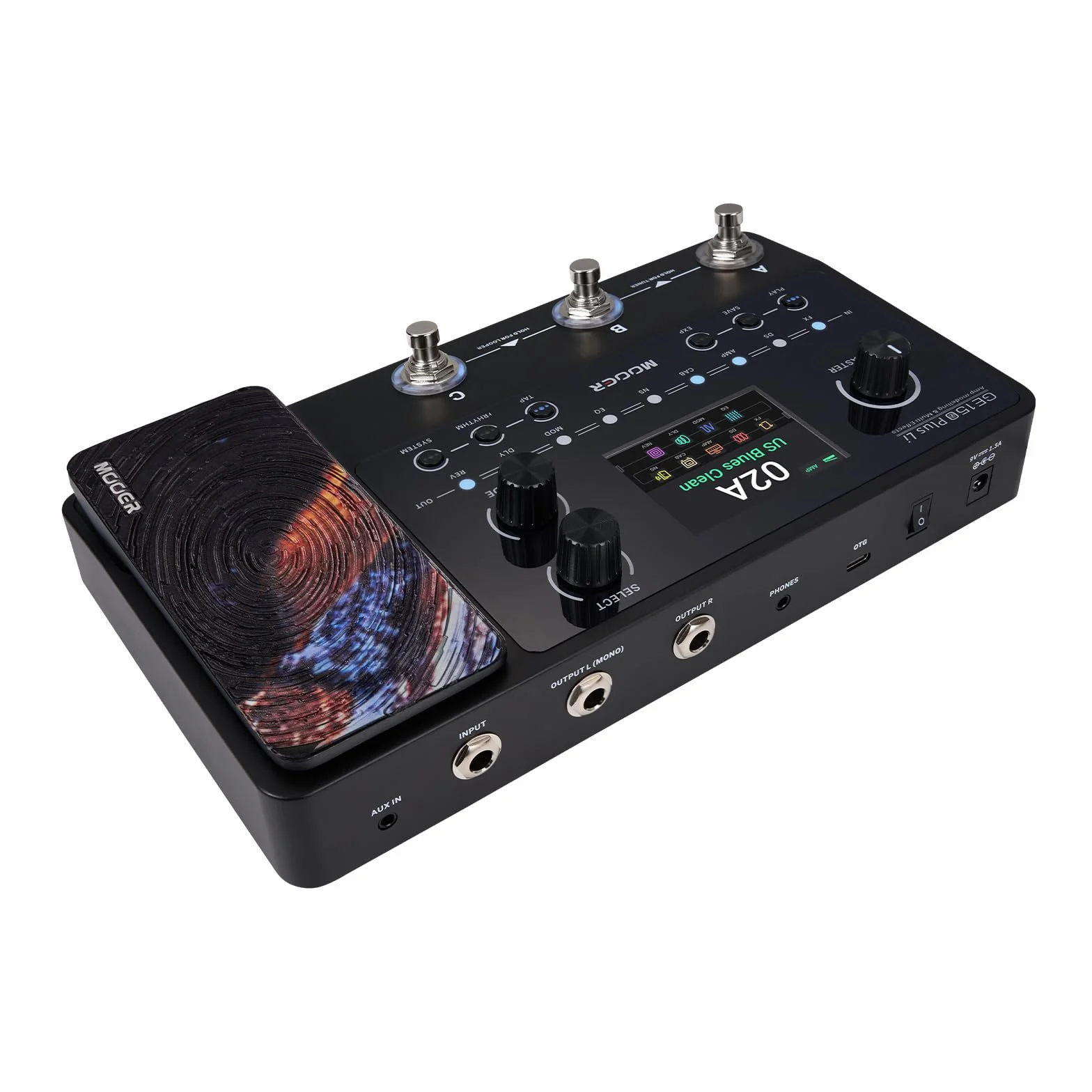 Mooer GE150 Plus Li Multi Effects - Pedale, batteria