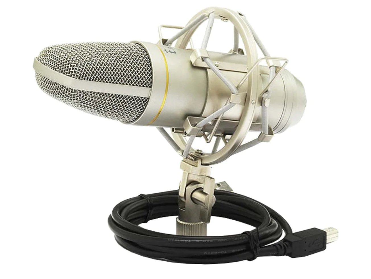 THOMANN the t.bone SC 440 USB Podcast Bundle microfono con supporto e coperchio