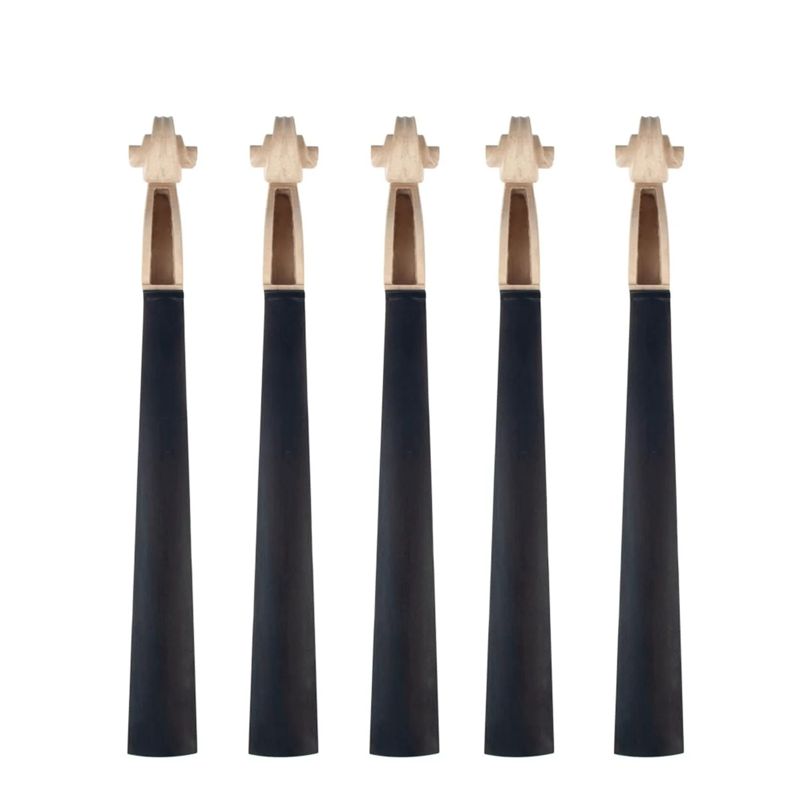 Parti di Violino 5 PZ Violino In Legno Di Acero Collo W/Tastiera In Ebano Per 5 Corde Violino Incompiuto Violino Manico Parti Di Violino Accessori accessori per violino