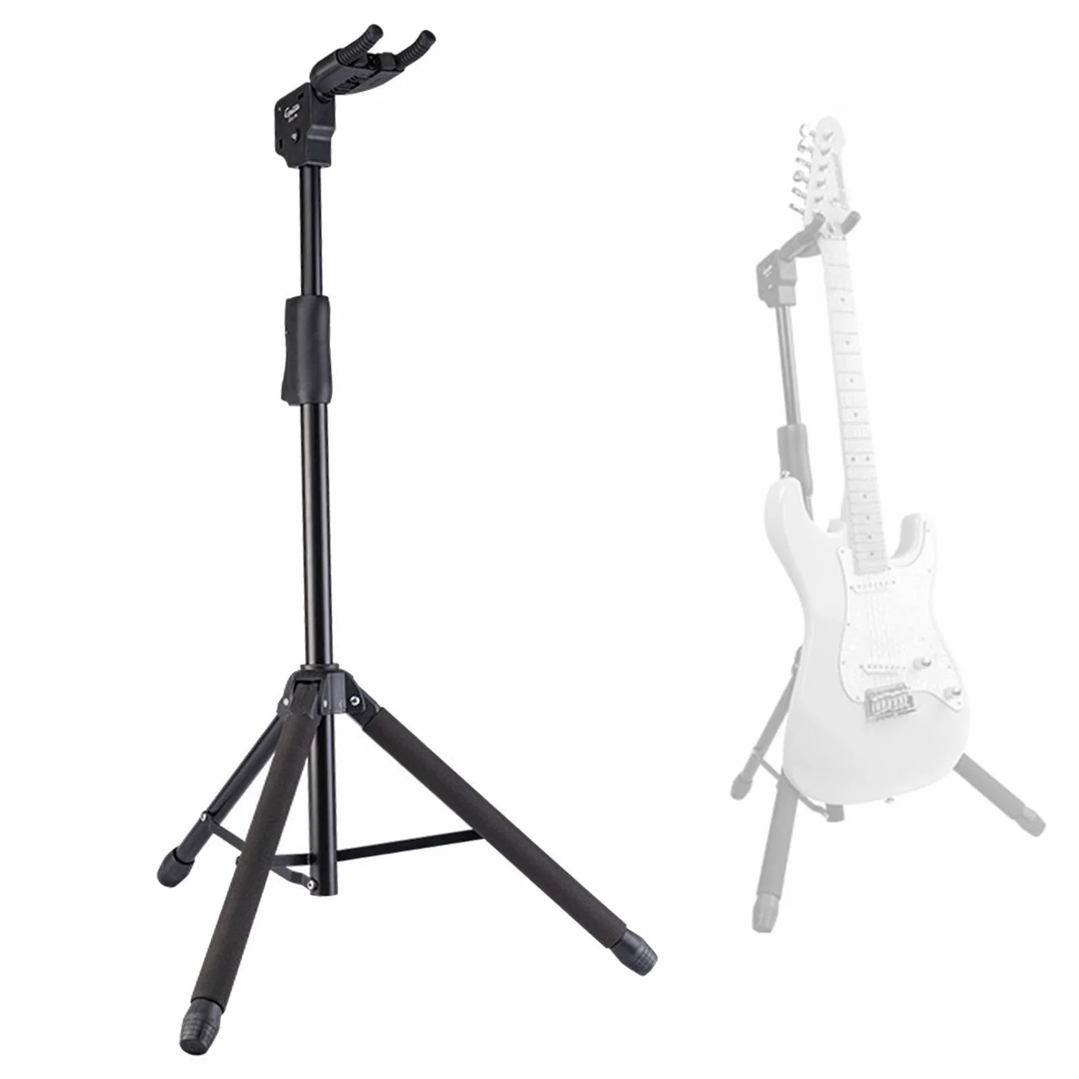 misppro Treppiede per basso acustico, multifunzione, supporto per strumenti da concerto, robusto e pieghevole, per sala musica e negozio scolastico