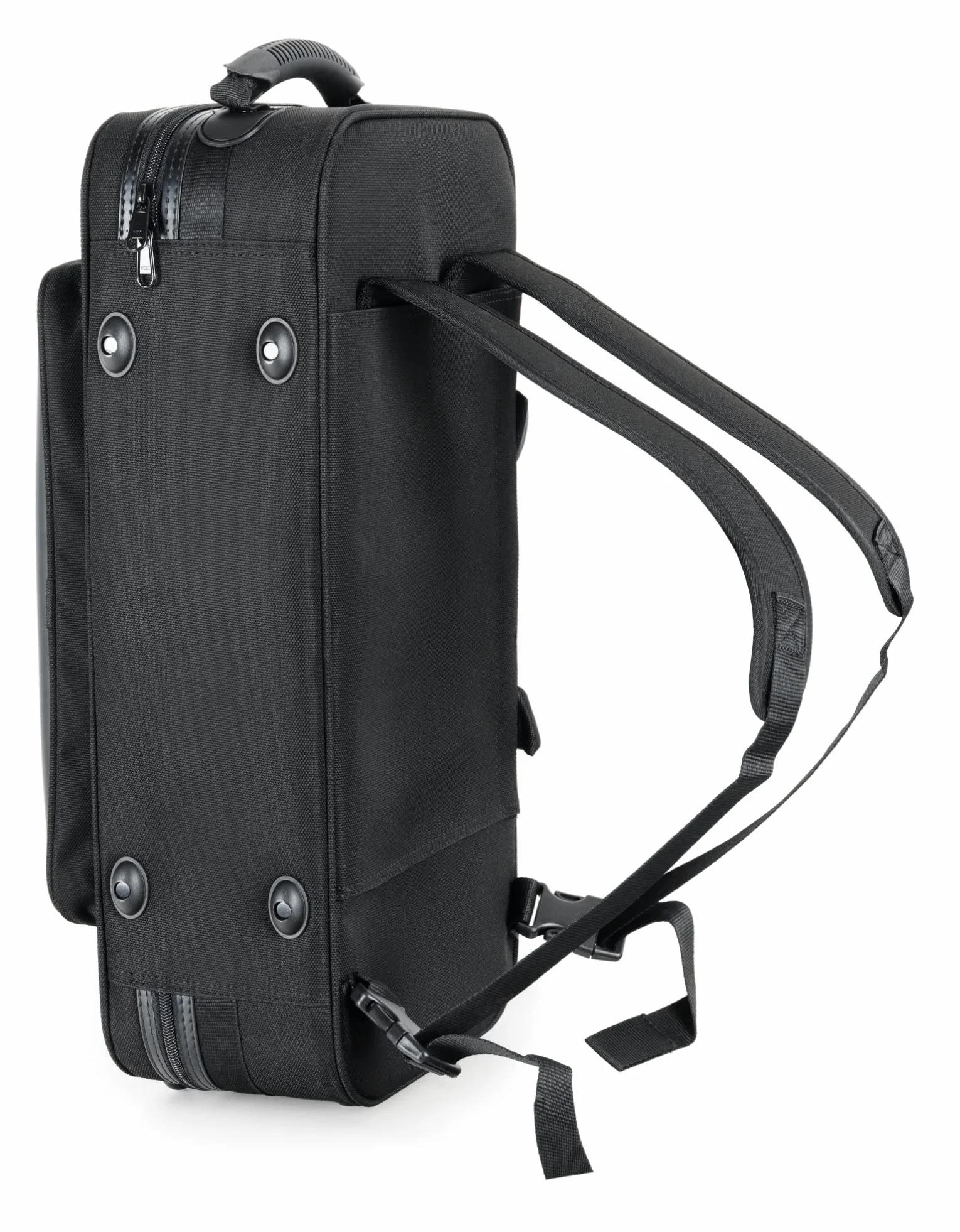 Custodia Leggera Lechgold per Tromba Bb - Lightcase per tutte le trombe comuni con valvole Perinet - Imbottitura termica - Tasca esterna - Set zaino - Bocchino e accessori - Nero
