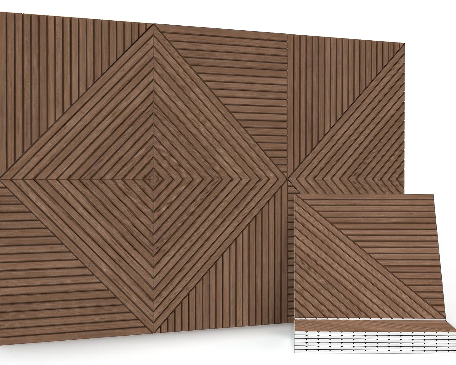 JBER Pannelli Acustici, Confezione da 6 Pannelli Autoadesivi Decorativi Insonorizzanti, Pannelli Fonoassorbenti per Parete per Ufficio, Studio di Registrazione, Soggiorno, Camera da Letto, 180 x 120