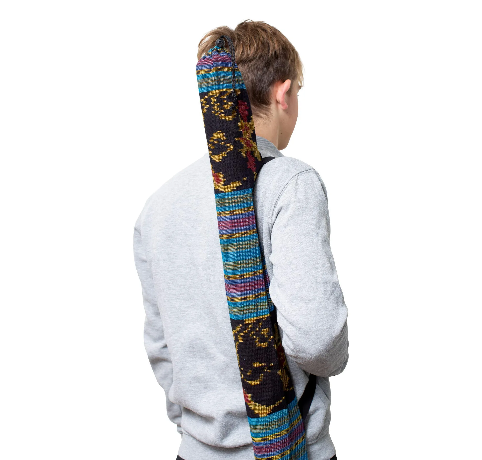 BORSA DIDGERIDOO 125 cm - Borsa didgeridoo in tessuto Ikat. Diametro Ø 8 cm. Inclusa tracolla