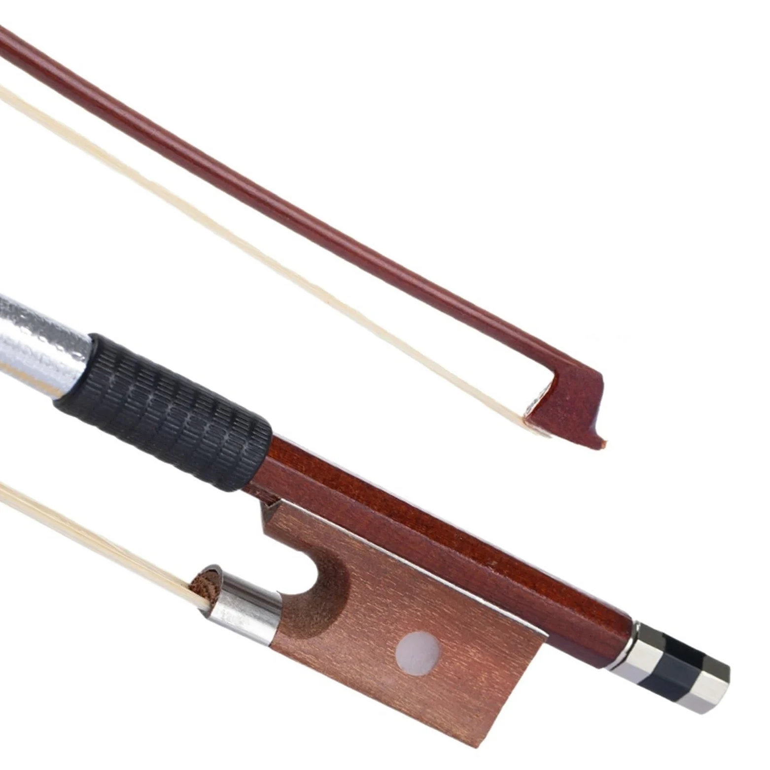 Arco per violino da esibizione Accessori per strumenti musicali in vero crine di cavallo di qualità professionale per arco di violino(1/8)