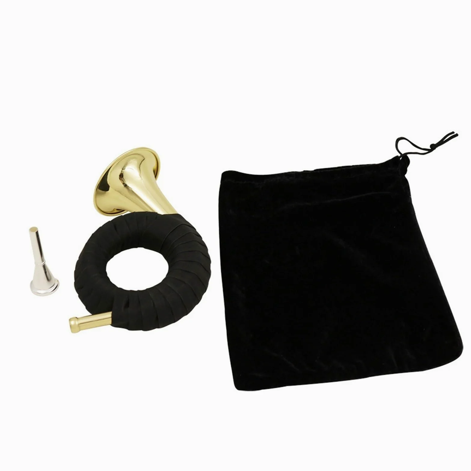 Corno Francese Strumento A Fiato In Ottone Sib Corno Francese Dorato Con Supporto(B)