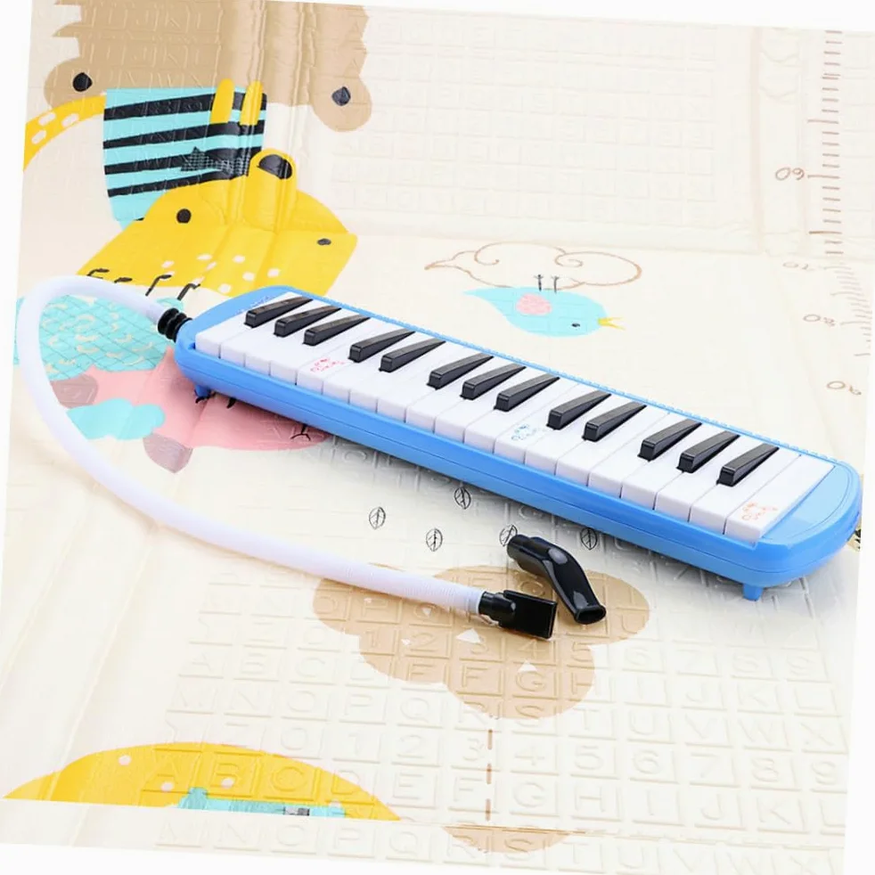 POPETPOP Melodica Tasti per Principianti con Tubo Bocchino Tastiera Portatile Leggera e Colorata Strumento Musicale Elettronico con Effetti Sonori Integrati per Pratica e Performance