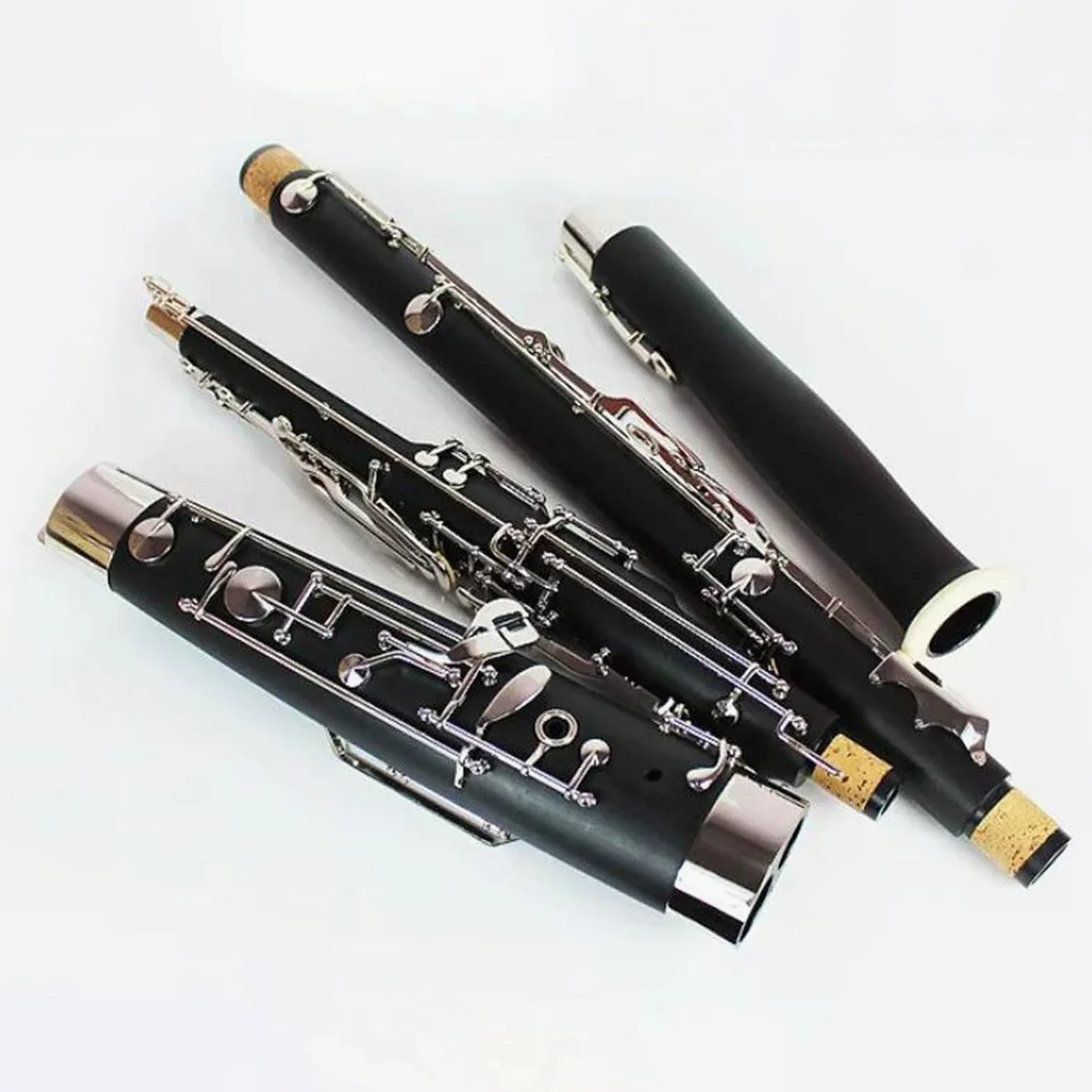 Black Student Bakelite Fagotto Strumenti a fiato con custodia in tela e accessori Fagotto Kit