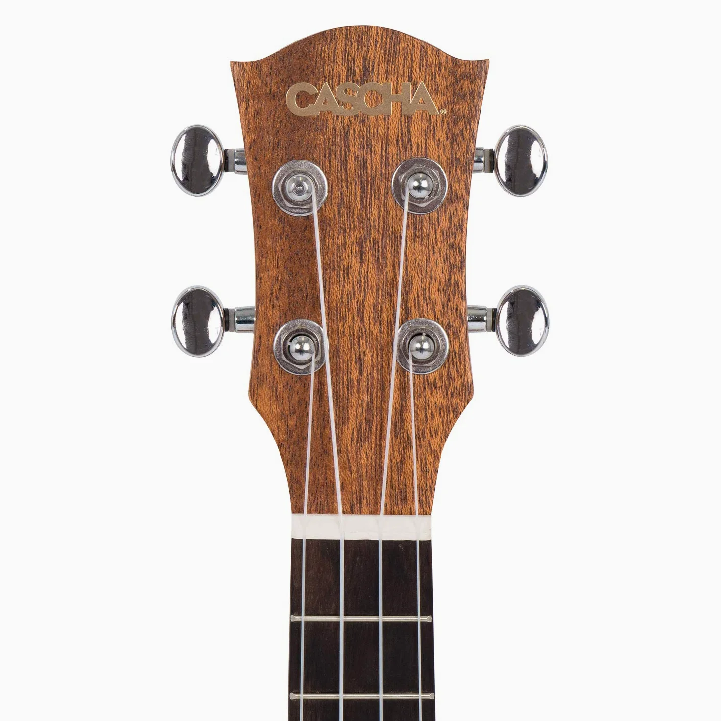 CASCHA - Ukulele da concerto, con copertina in abete massiccio, top hawaiano, set di principianti con accessori, corde Aquila, libro per principianti, custodia, accordatore e 3 plettri