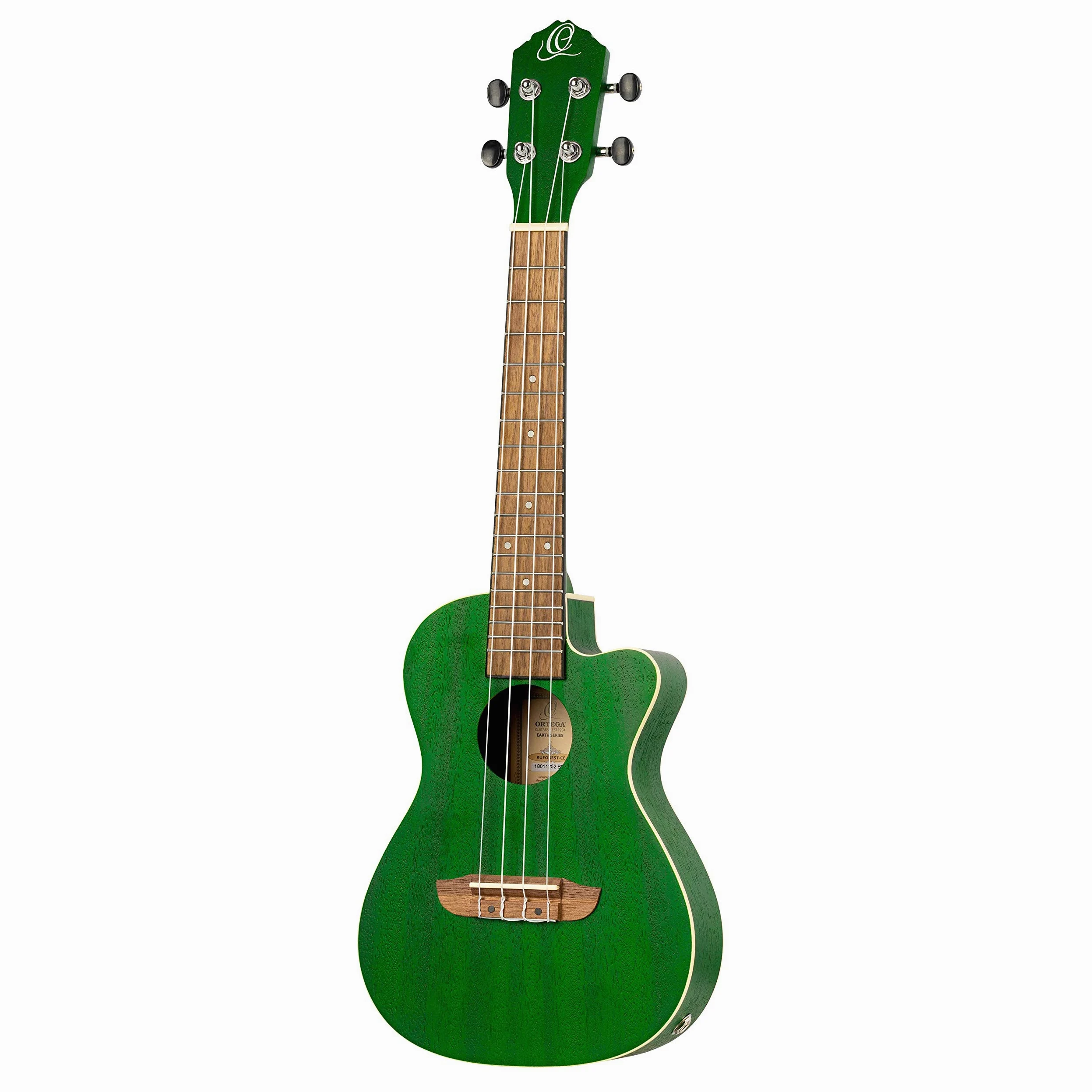 Ortega Guitars Concert Ukulele elettro-acustico - Earth Series - Okoumé/ Mogano (RUFOREST-CE)
