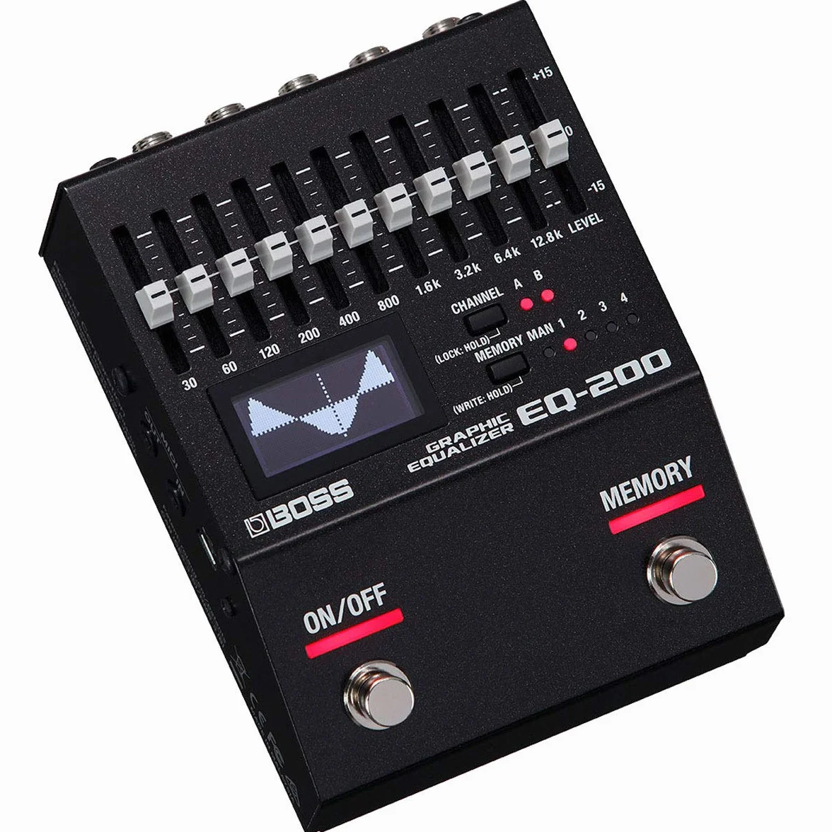 Boss EQ-200 - Equalizzatore grafico + cavo BMIDI-1-35 TRS-MIDI + cavo patch keepdrum