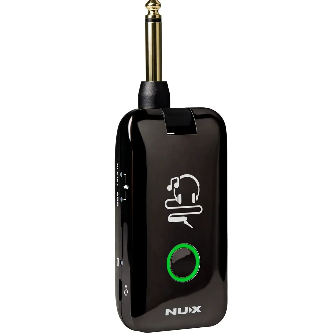 Nux MP2 Might Plug - Simulatore di amplificatore per chitarra/basso con amplificatore per cuffie