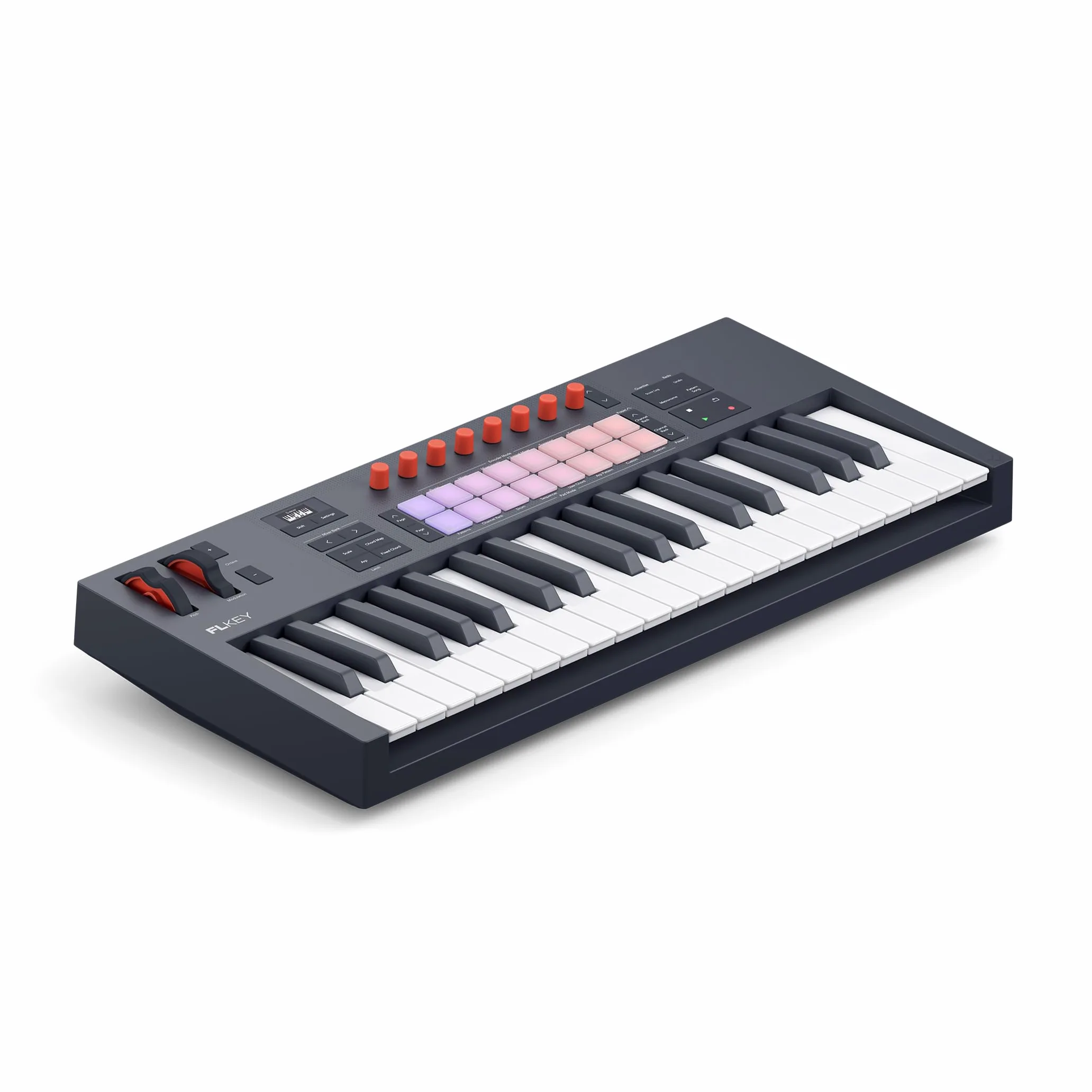 Novation FLkey 2 37 — Controller MIDI a tastiera per FL Studio. Crea ritmi con tasti full size, USB, rotelle di pitch e modulazione, 16 pad, arpeggiatore e sei mesi di FL Studio
