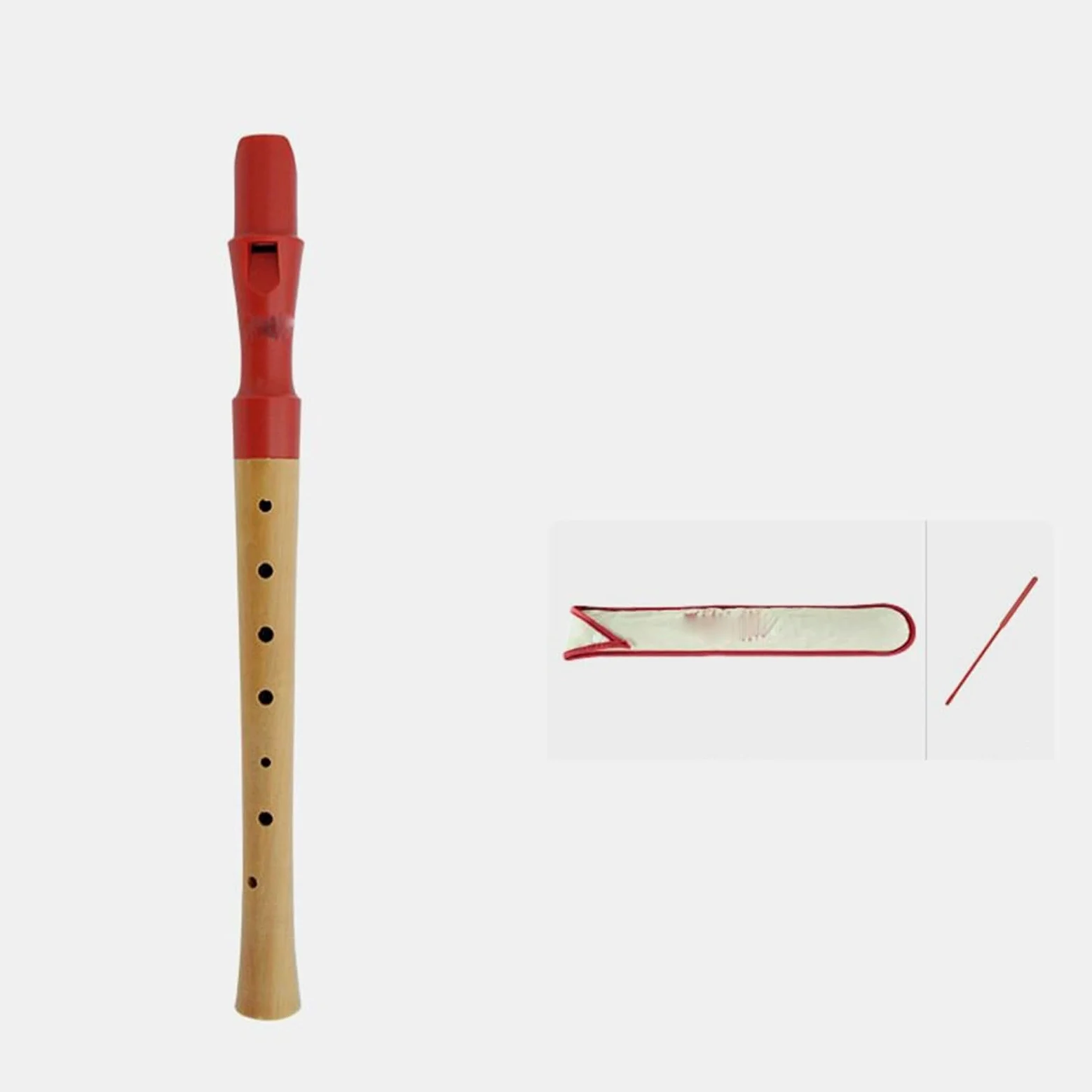 Flauto Dolce Professionale Strumento A Fiato Soprano A 8 Fori In Semi Legno Stile Inglese Professionale