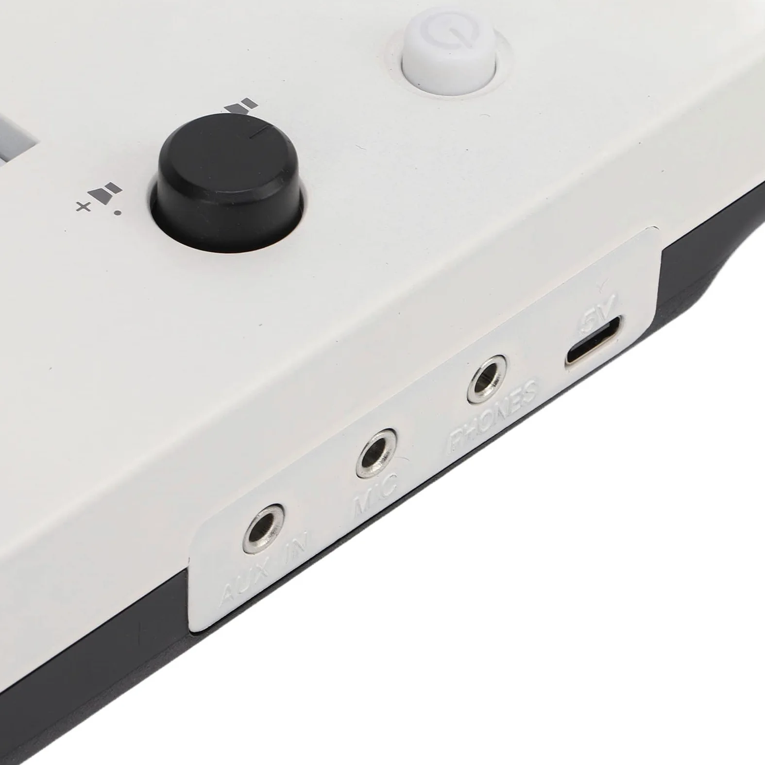 Organo Elettronico per Chitarra Portatile con Tastiera a 37 Tasti, Mini Keytar per Esercitazioni/esibizioni Musicali (BF-3755 bianco)