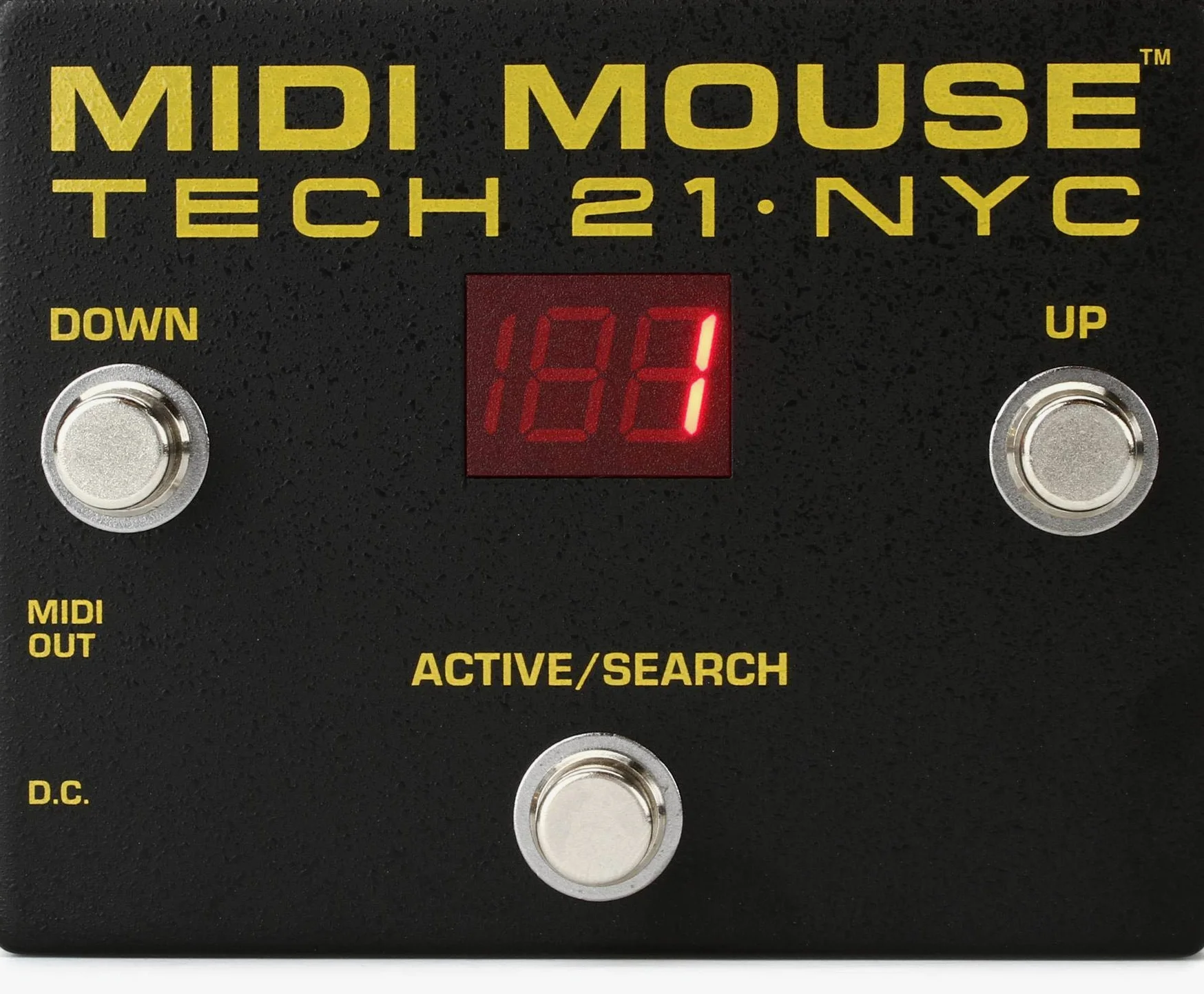 Tech 21 MIDI Mouse Battery Operated MI DI Foot Controller - Pedaliera MIDI per chitarra