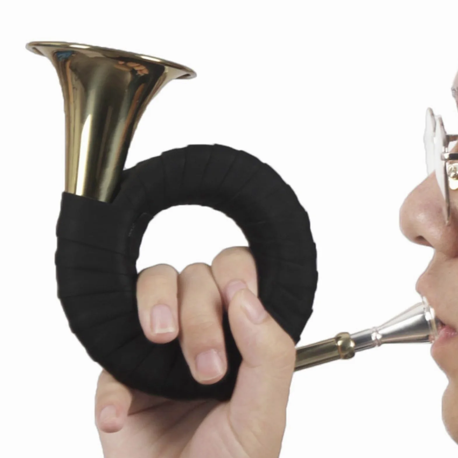 Corno Francese Strumento A Fiato In Ottone Sib Corno Francese Dorato Con Supporto(B)