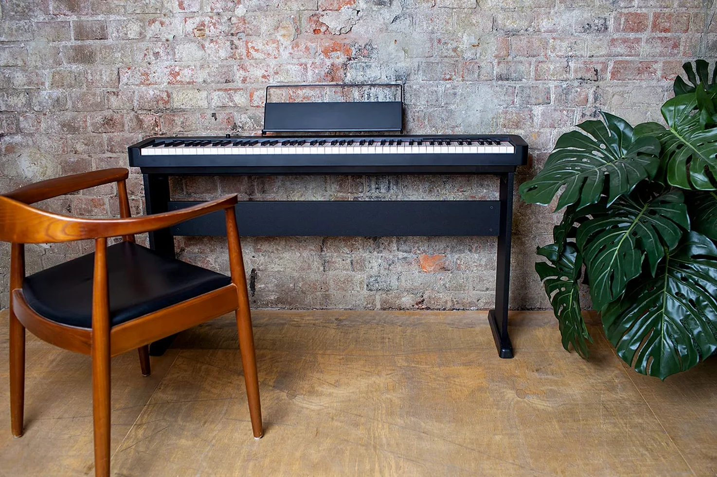 Casio CDP-S110BKC5 Fully Weighted Hammer Action Digital Piano, Nero & tand CS-46 per serie CDP-S