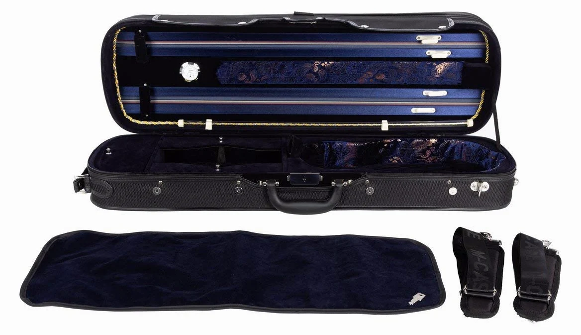 Custodia per violino di legno Lord 4/4 navy blue M-Case