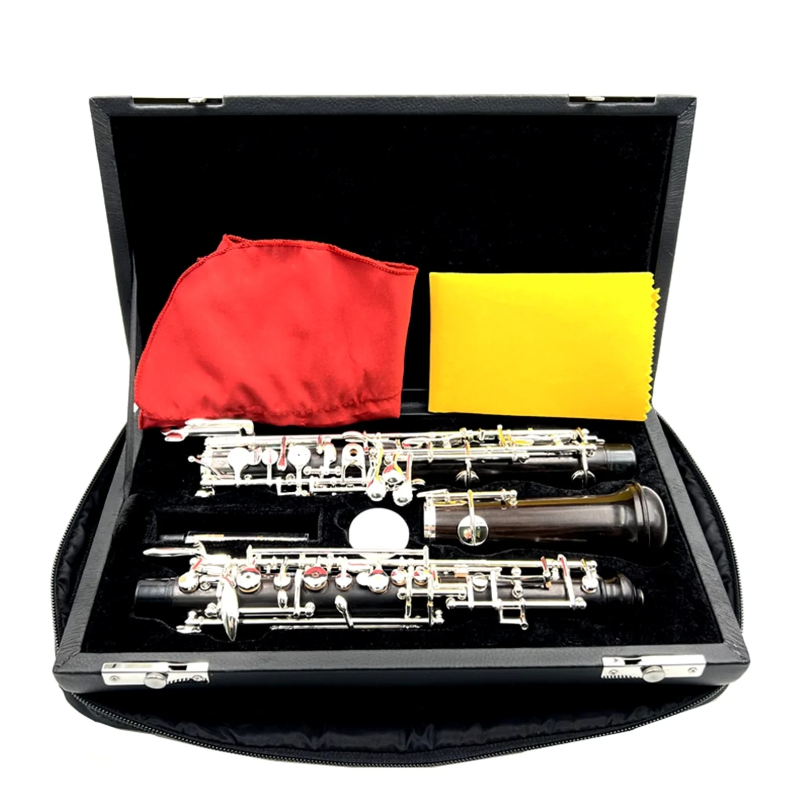 Oboe Pulsante Argentato Oboe Strumento Musicale Studente Tipo di Performance Professionale Ebano Automatico Oboe
