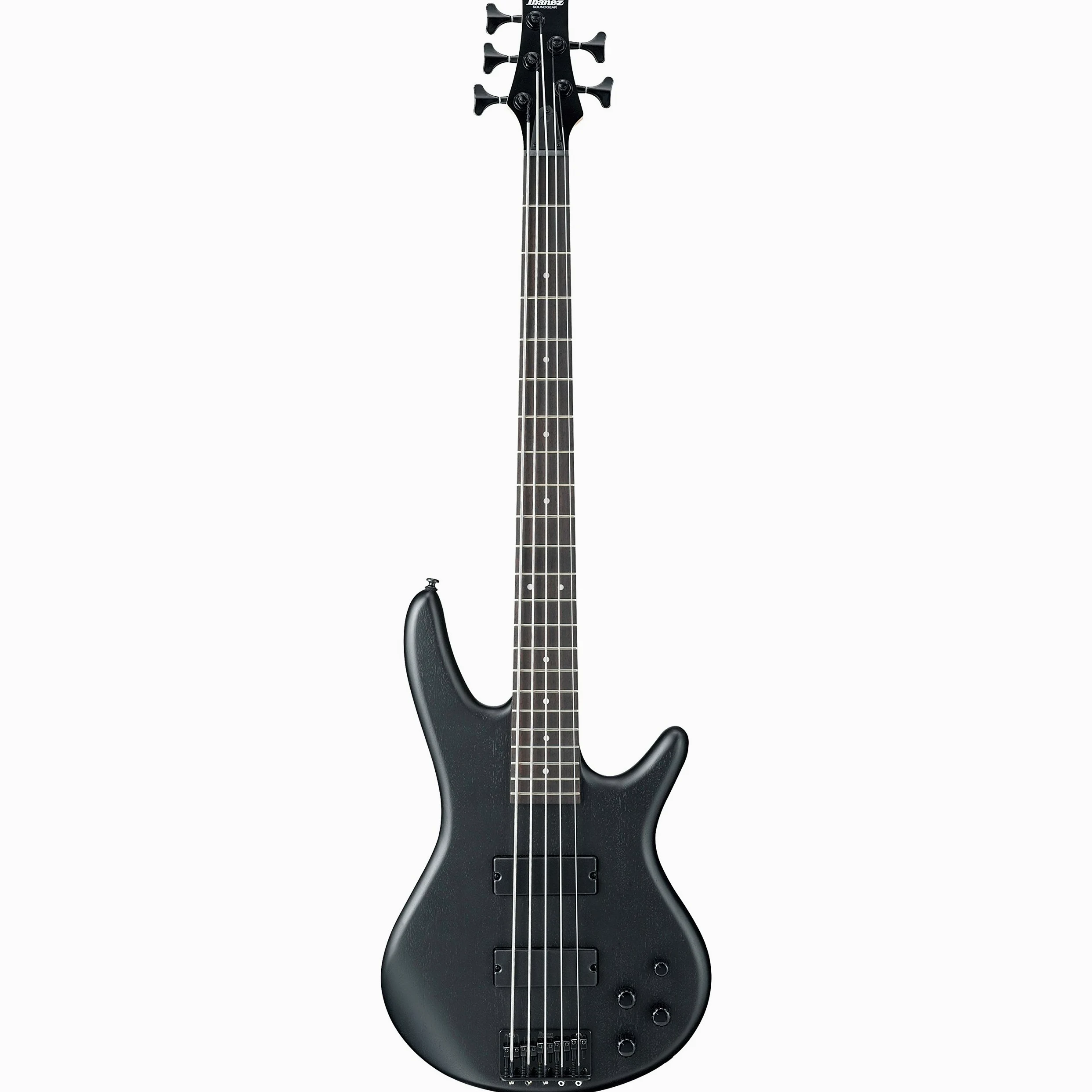 IBANEZ GIO Serie E-Bass 5 String – Weathered Black (GSR205B-WK), taglia piena