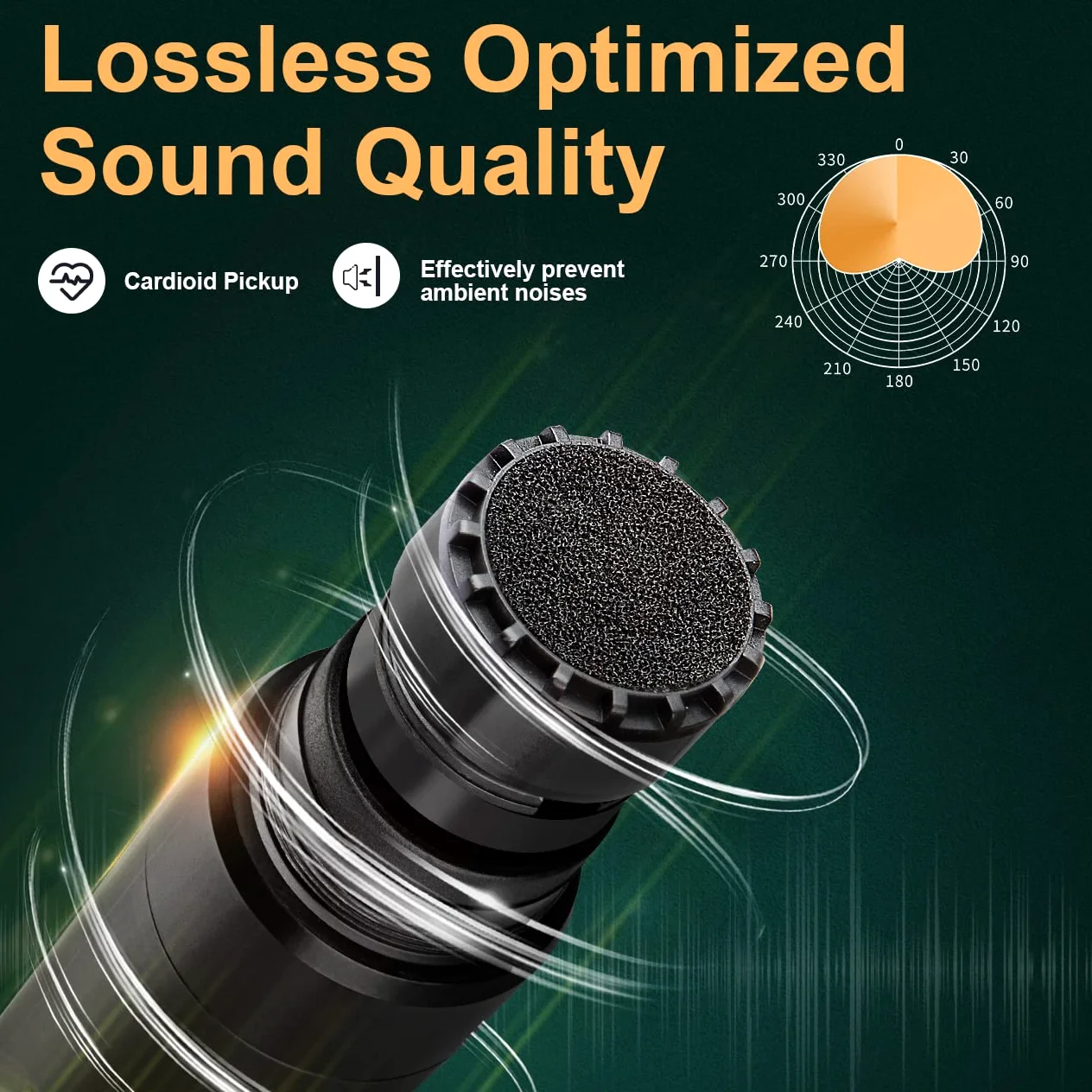 Depusheng R5 Wireless Microphone,Professional UHF Cordless Four Dynamic Mic Microphone System for Home Karaoke, Meeting, Party, Church, DJ, Wedding, Home KTV Set