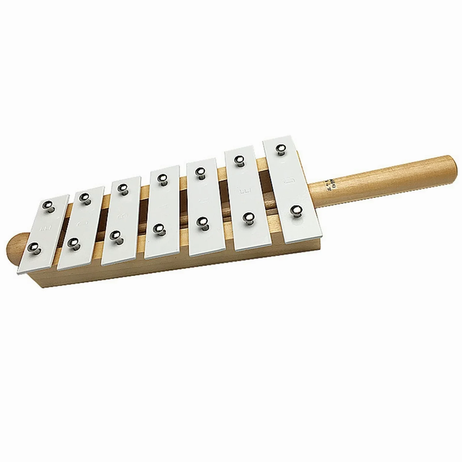 Il Musicista di Pianoforte con Piastra in Alluminio A 7 Toni Batte Il Pianoforte con Il Proprio Manico di Legno per Battere Il Pianoforte E Suonare Il Pianoforte xilofone Musical