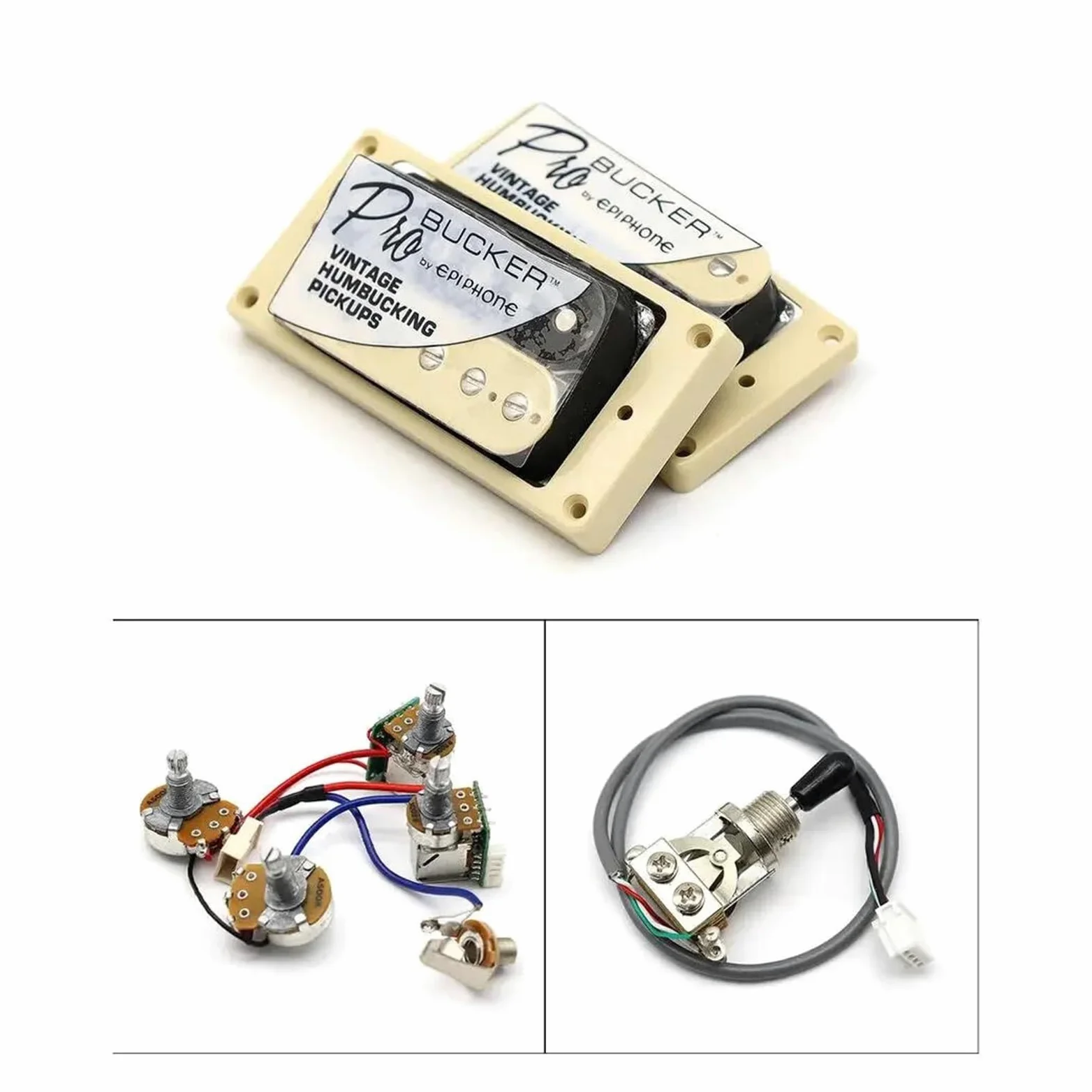 Cablaggio professionale per chitarra Accessori Per Strumenti Musicali Set Di Pickup Humbucker Per Chitarra Elettrica E Cablaggio