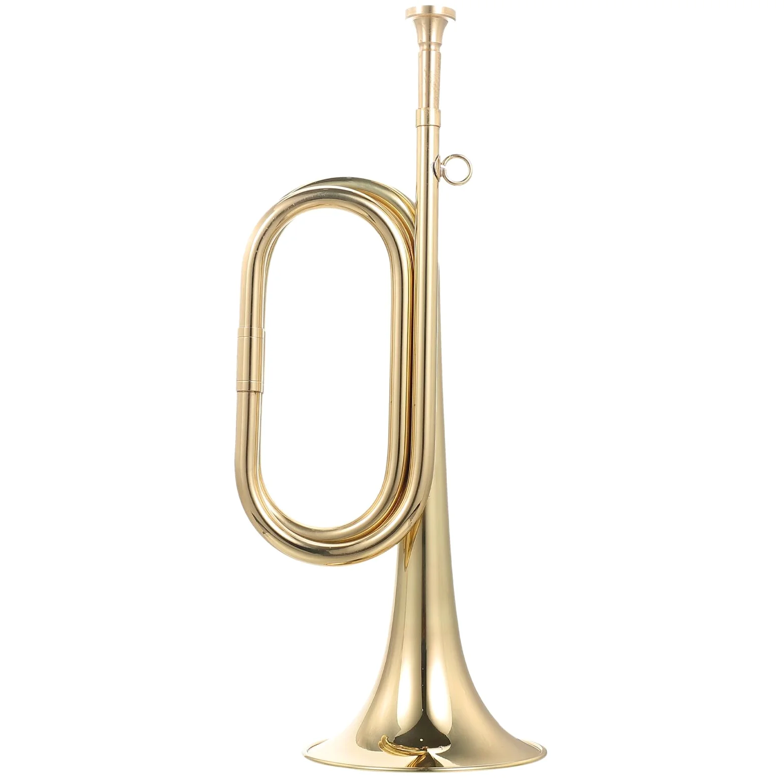 ERINGOGO Tromba per Principianti in Rame Leggera Strumento a Fiato per Orchestra Militare Allenamento Coordinazione Mano-Cervello Facile da Trasportare
