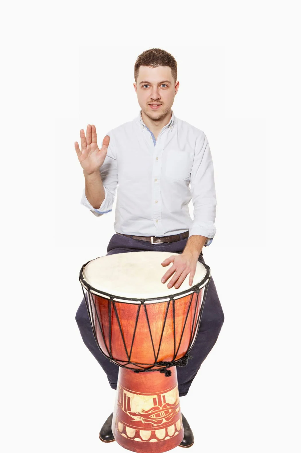 60cm Djembe Drum Bongo Tamburo di legno Darbuka Buon suono Gecko