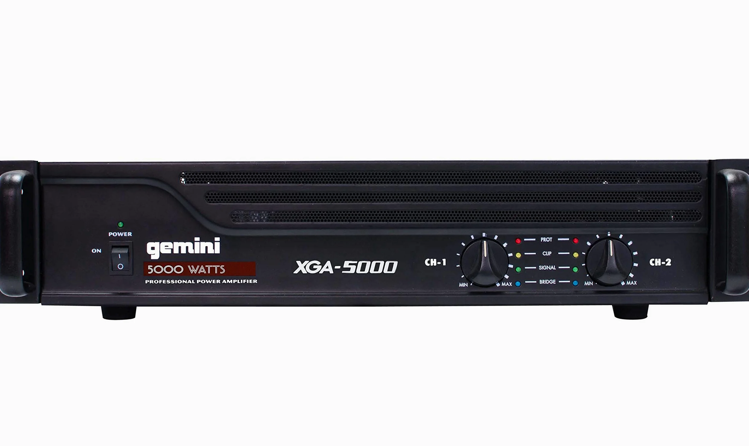 Gemini XGA-5000 Amplificatore finale di potenza Hi-Fi (5000 Watt Max, 2/1 canali, ponticellabile, limitatore)