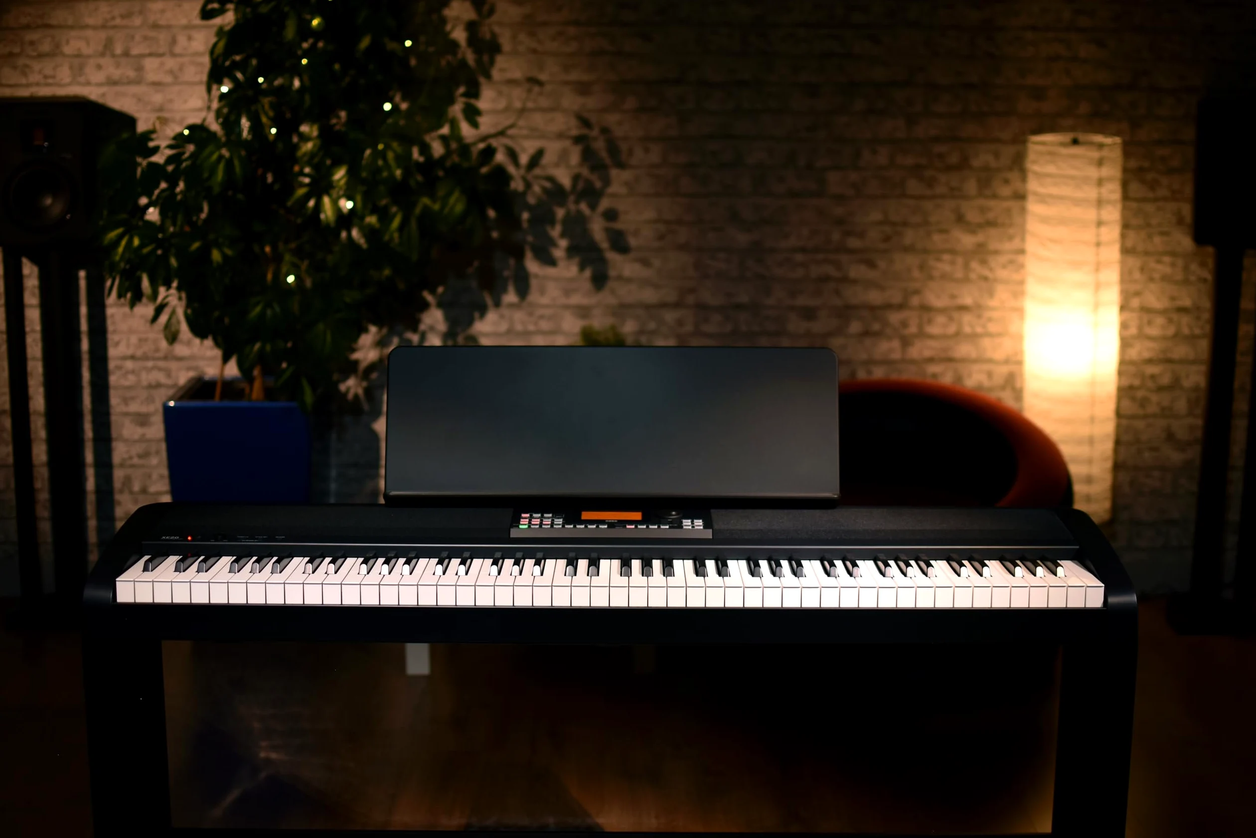 KORG XE20SP - Pianoforti Digitali con Accompagnamenti Styles, Supporto in Legno e 3 Pedali, 88 Tasti