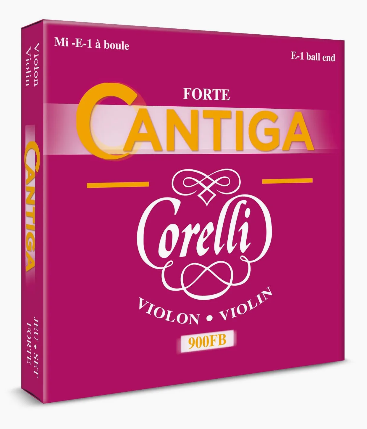 Corelli Corde per Violino Cantiga Set E con pallino Forte 900FB