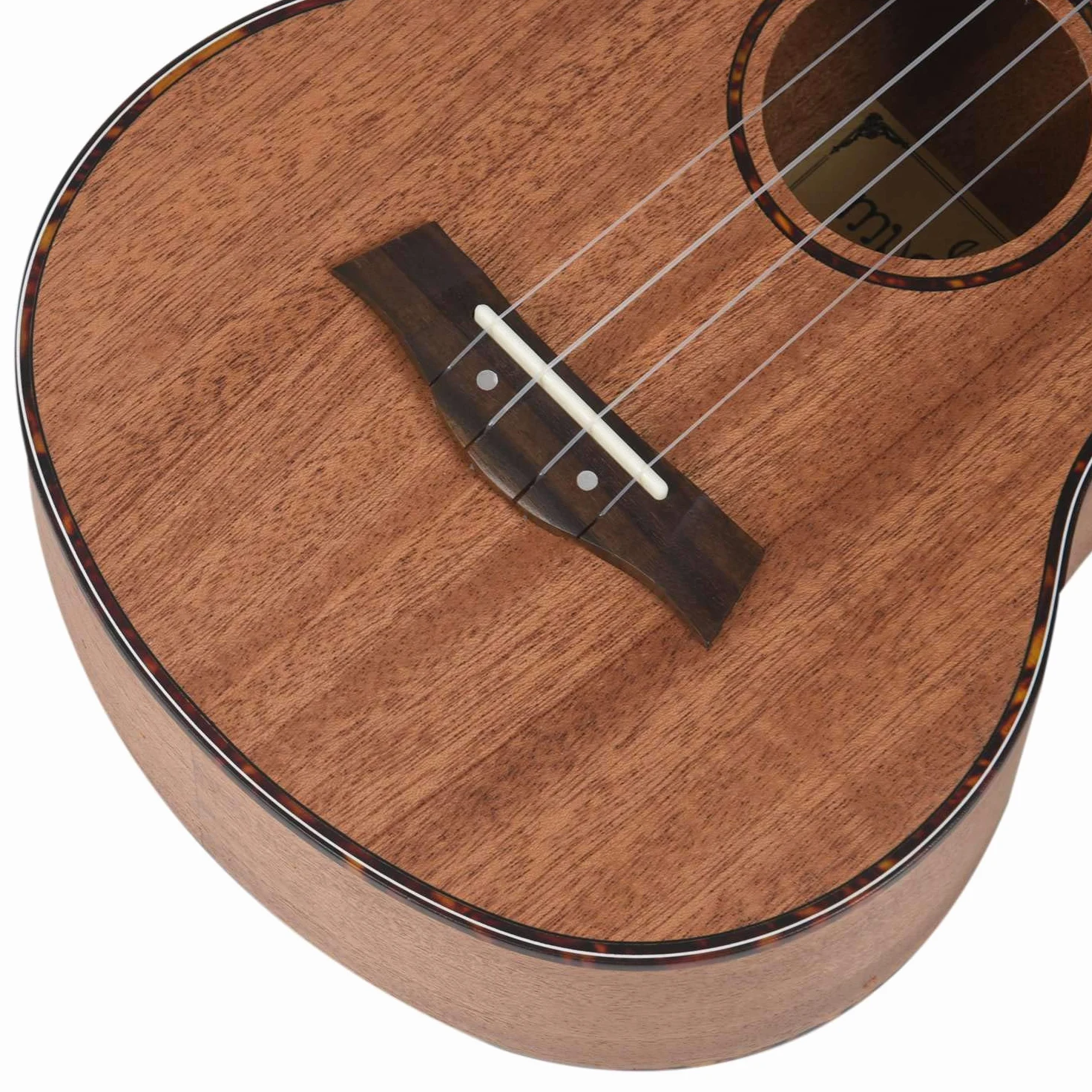 Orton Ukulele tenore acustico da 66 cm, 4 corde, in legno di mogano, strumento musicale da viaggio