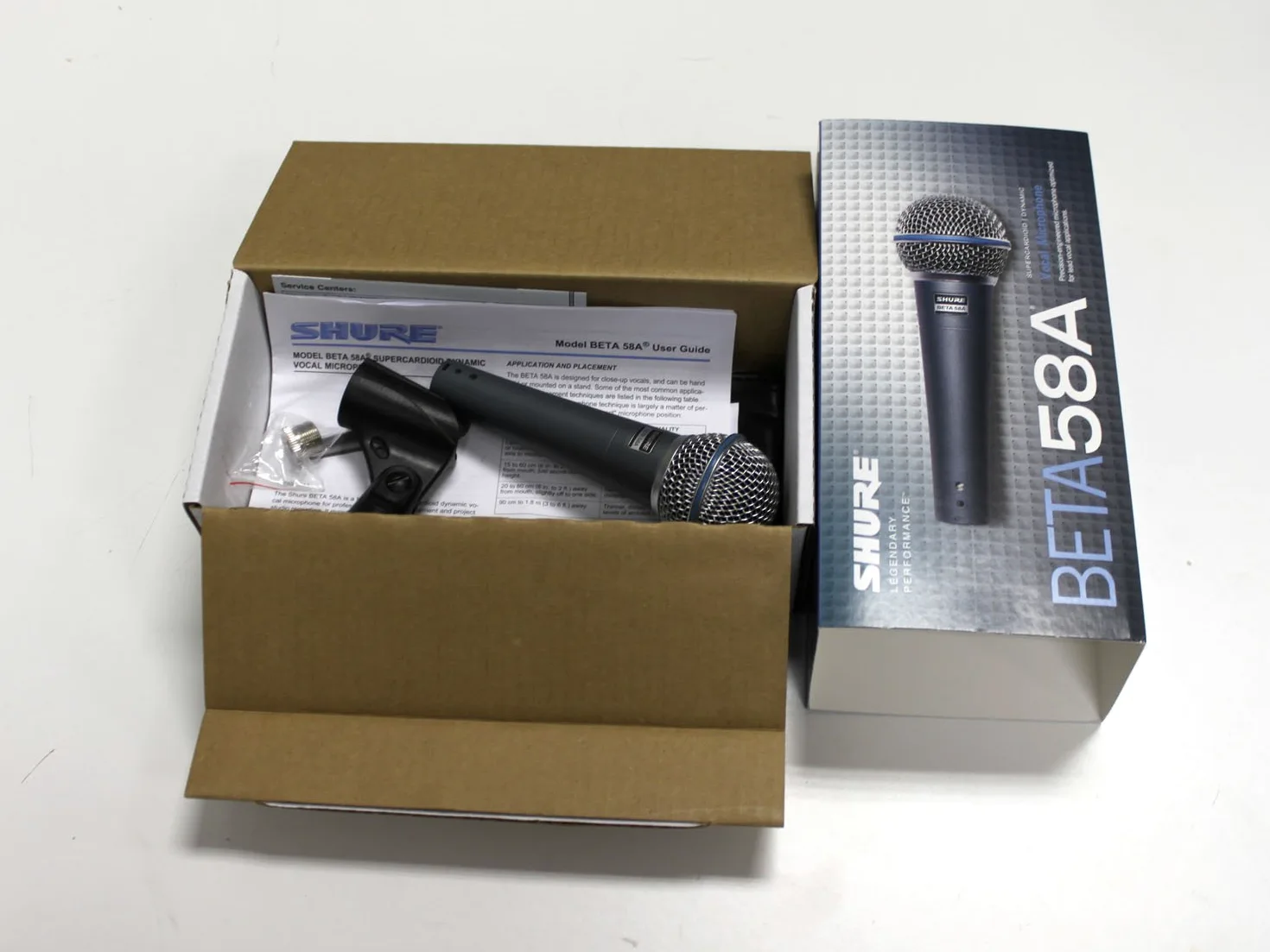 Shure BETA58A Microfono dinamico professionale per voce, live, studio, karaoke