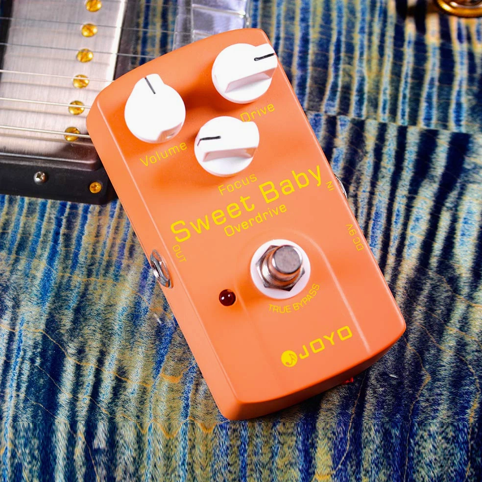 JOYO Sweet Baby JF-36 - Pedale Overdrive a basso guadagno, adatto a vari stili di OD per effetto chitarra elettrica, True Bypass