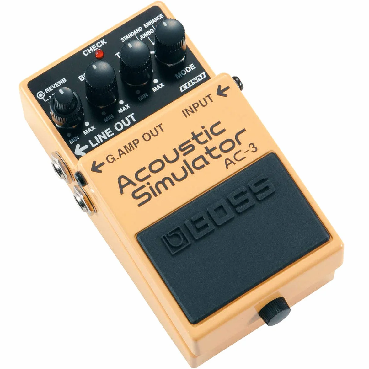 Boss AC-3 - Simulatore acustico per chitarra elettrica, con alimentatore di rete da 9 V