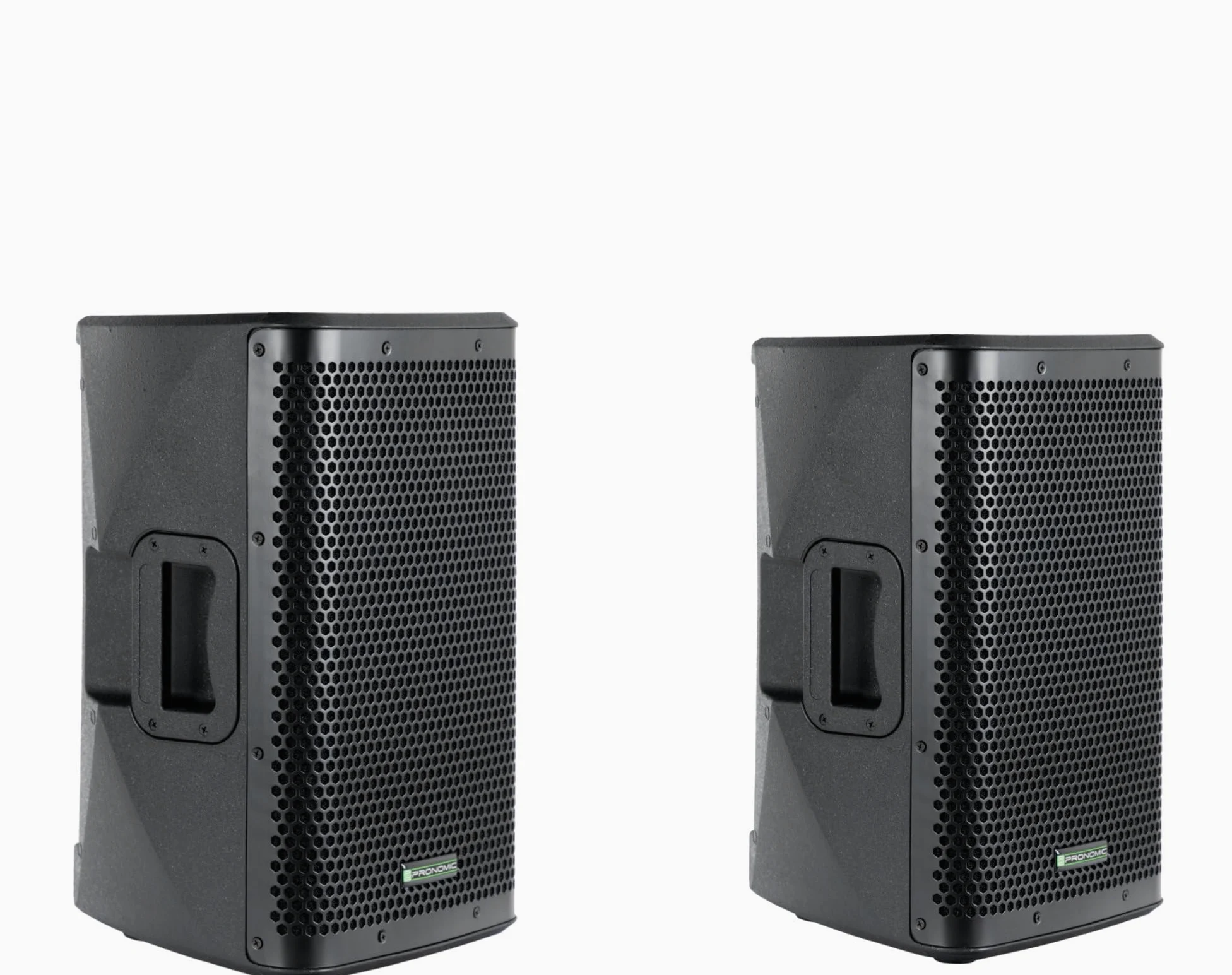Pronomic C-208 MA Cassa Attiva 8" Set Stereo 400 Watt, Tipo: 2 vie Bi-Amp | Risposta in frequenza: 70 Hz - 20 kHz, Sensibilità (1m/1W): 91 dB, Impedenza: 4 Ohm, Woofer: 8" (203 mm), SPL: 117 dB, 3 kHz