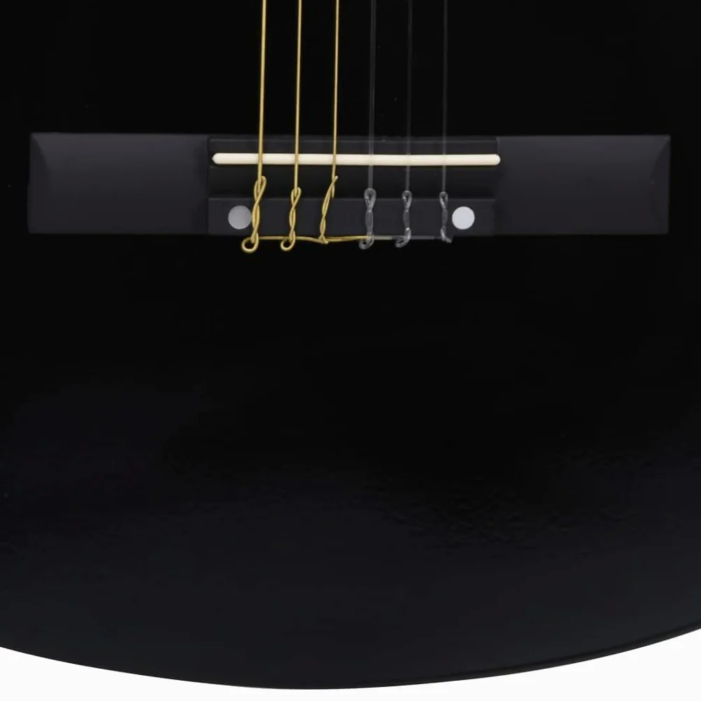 Chitarra Classica per Principianti e Bambini Nera 1/2 34",Arte e Svago,Hobby e Arti Creative,Strumenti Musicali,Strumenti a Corda,Chitarre-70126